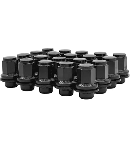 る出品 Amazon.com: 20 Pc Black Mag Lug Nuts OEM Black Factory M14x1.5